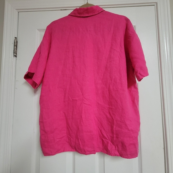 Rails Mackinley Linen Short Sleeve Button Up Shirt Size Medium. - Picture 3 of 13